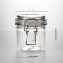 Clear Plastic Candy Jar Xmas Candy Storage Container Biscuit Snack Food Jars Party Candy Canister Candy Serving Container for Party